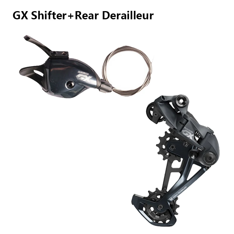 Description Picture 3 of itemSRAM GX EAGLE NX SX 1X12S 12 Speed MTB Bicycle Mountain Bike Groupset Kit Shifter Lever Trigger Right Side Rear Derailleur Black