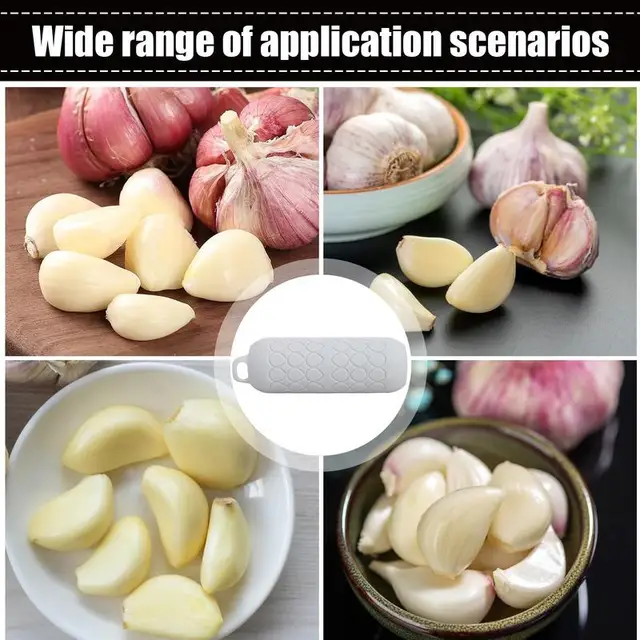 Garlic Peeler Tube Silicone Quick To Peeled Garlic Cloves Small Garlic Skin Remover Kitchen Gadgets For Cooking Kitchen Tools 5
