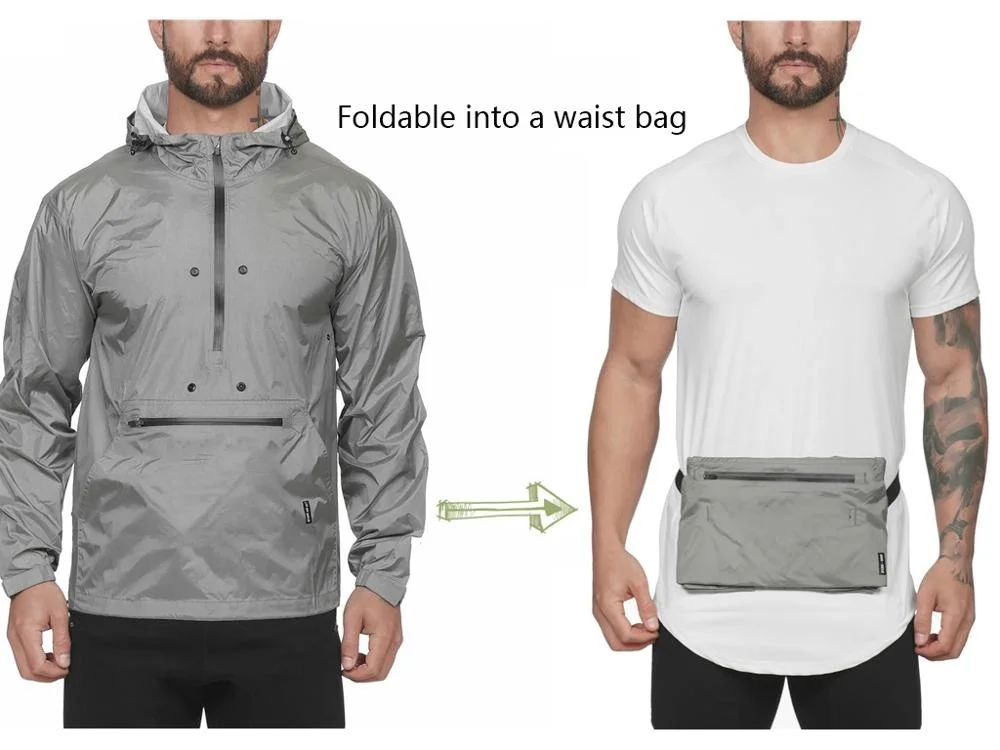 Men Outdoor Quick Dry Sports Jackets Multifunction Breathable Sun protection Hooded Tops Climbing Fitness Fishing Clothing