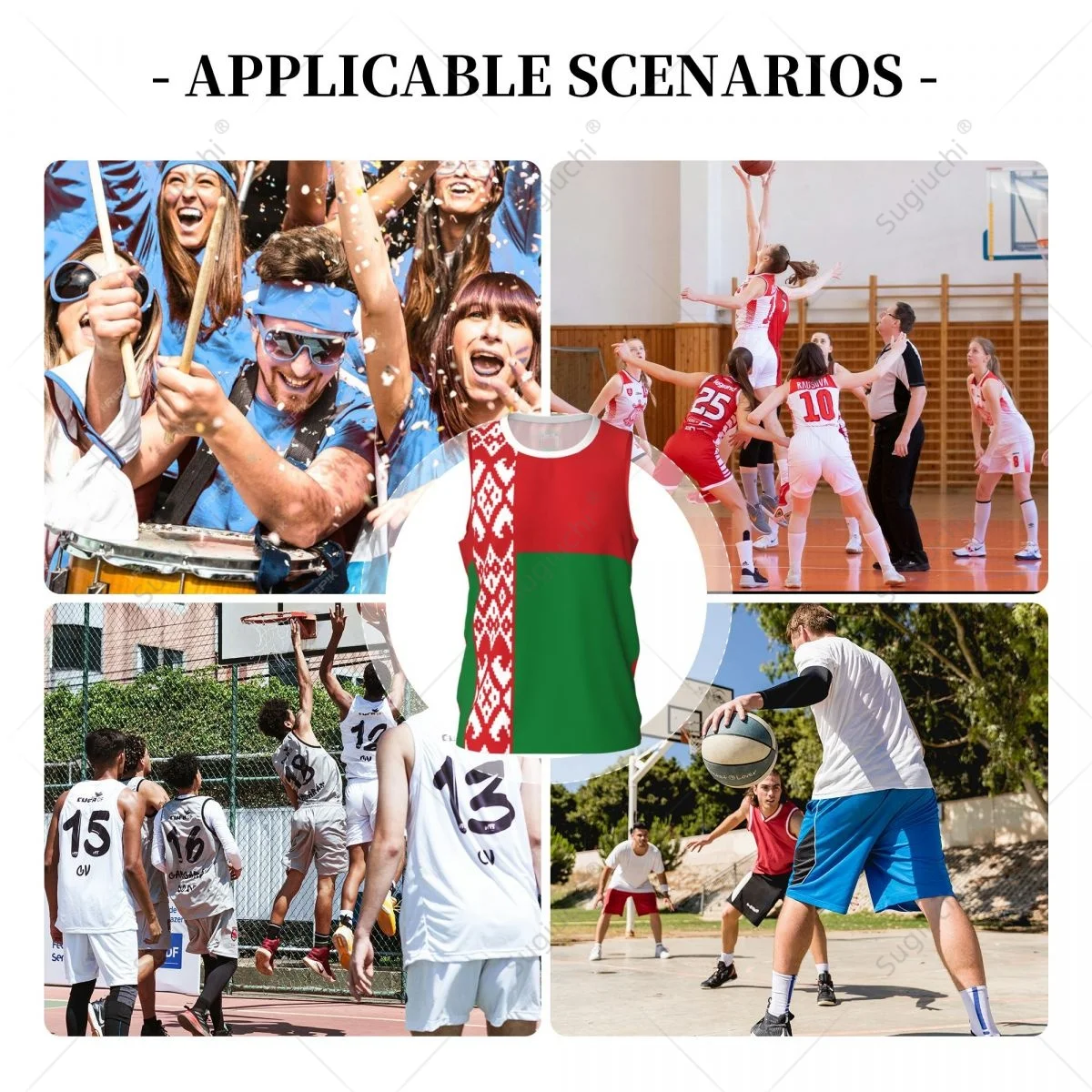 Belarus Flag Men Basketball Sports Running Fitness Multifunction Sleeveless tshirt Exclusive Name Nunber