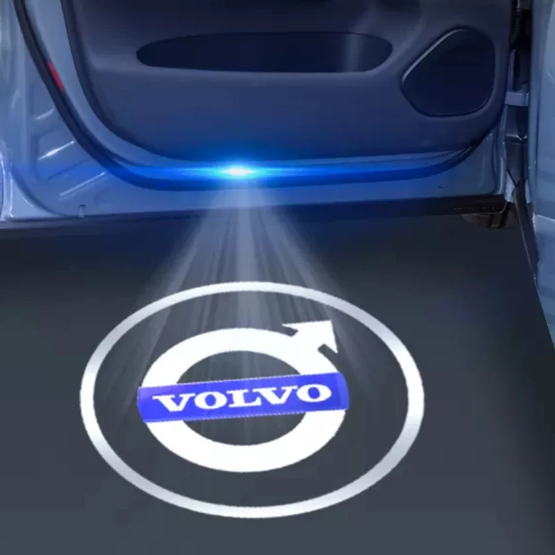 

Led Car Door Welcome Light Laser Projector Lamps For Volvo XC60 XC90 S80 S60 S60L V60 V40 XC70 S90 R DESIGN Accessories Decor