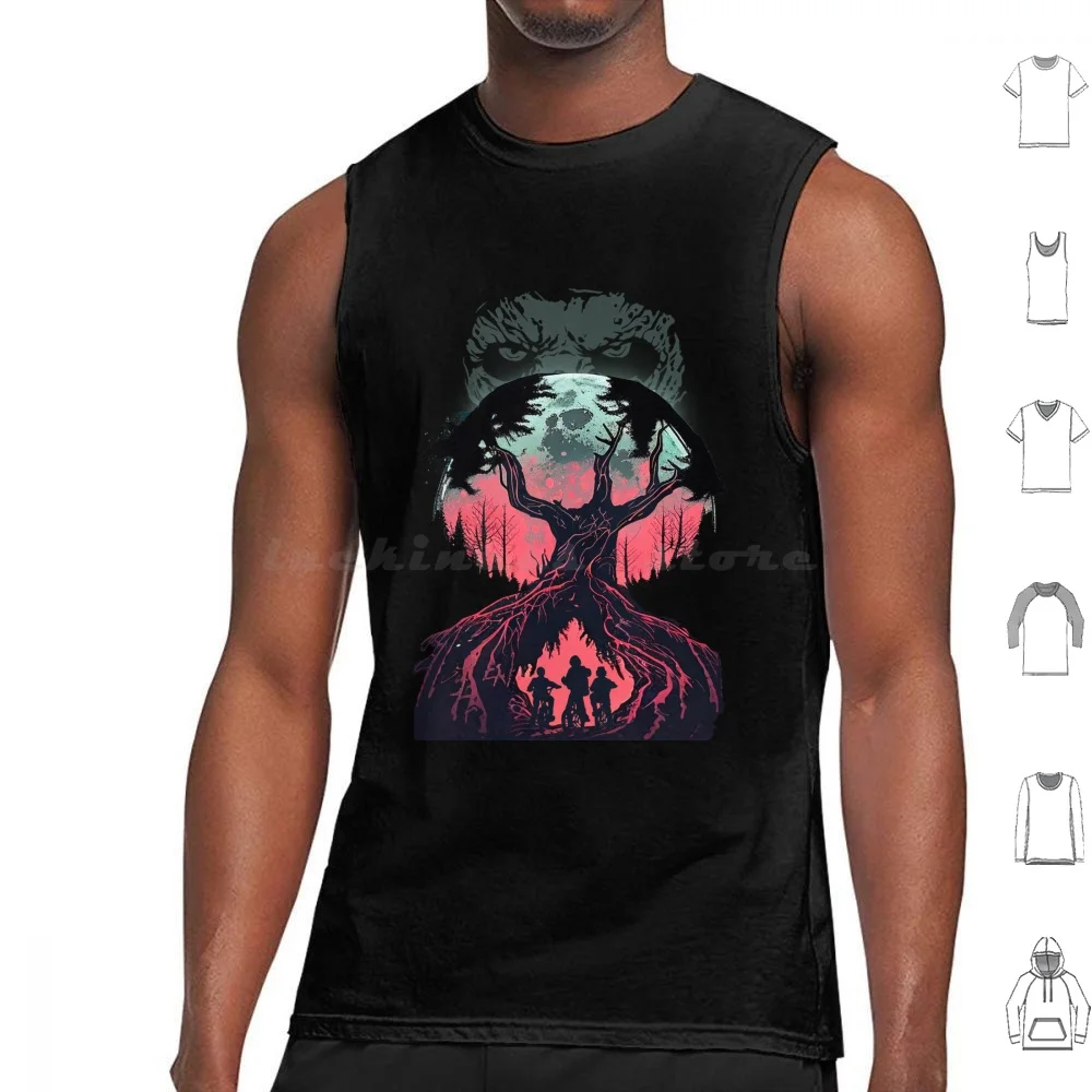 thumbnail image 1 of Camisetas sin mangas Vecna Is Watching You con estampado de algodón Things Stranger Will Byers Mike Eleven Lucas Dustin Hawkins de los 80, 1 of 4