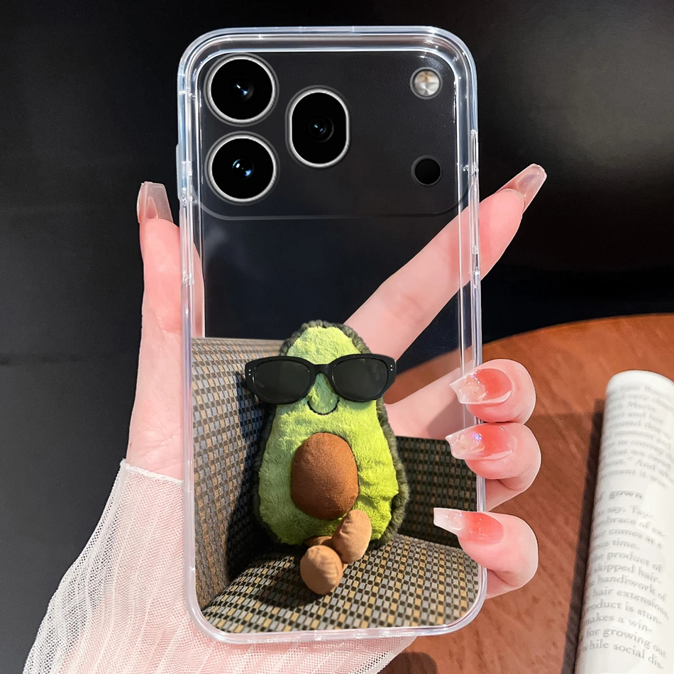 Clear Cool Stars Vibe Shockproof Silicone Phone Case