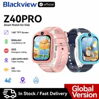 Montre connectée pour enfants Blackview Z40 Pro, positionnement triple LBS+WiFi+GPS, grande batterie 850mAh, appel vidéo 4G, montre téléphone intelligente 1