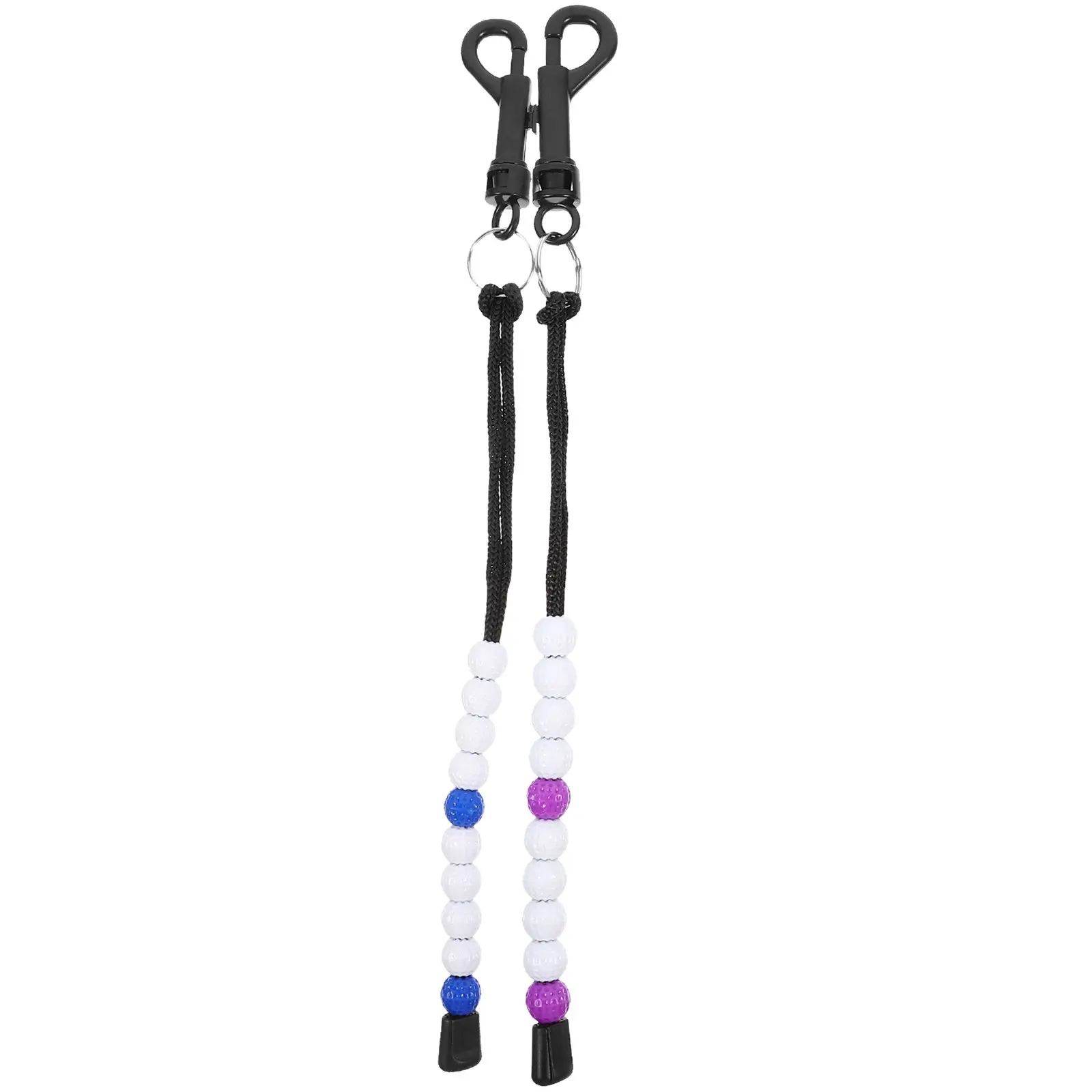 2Pcs 골프 스트로크 카운터 고품질 ABS 나일론 스코어 비즈 채점 도구 휴대..
