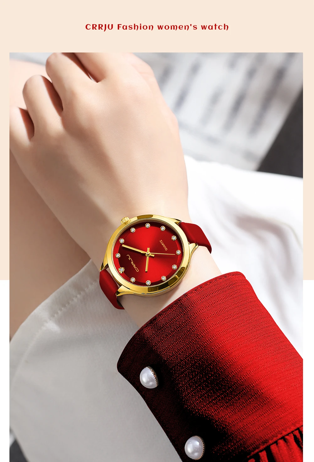 5 stücke Set es Frauen Leder Band Damen Einfache Casual frauen Analog Handgelenk Armband Femme_voghion.com