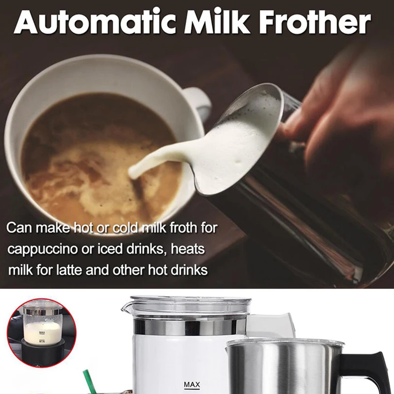 Buy Wholesale China Glass Electric Milk Frother Cup & Milk Bubbler