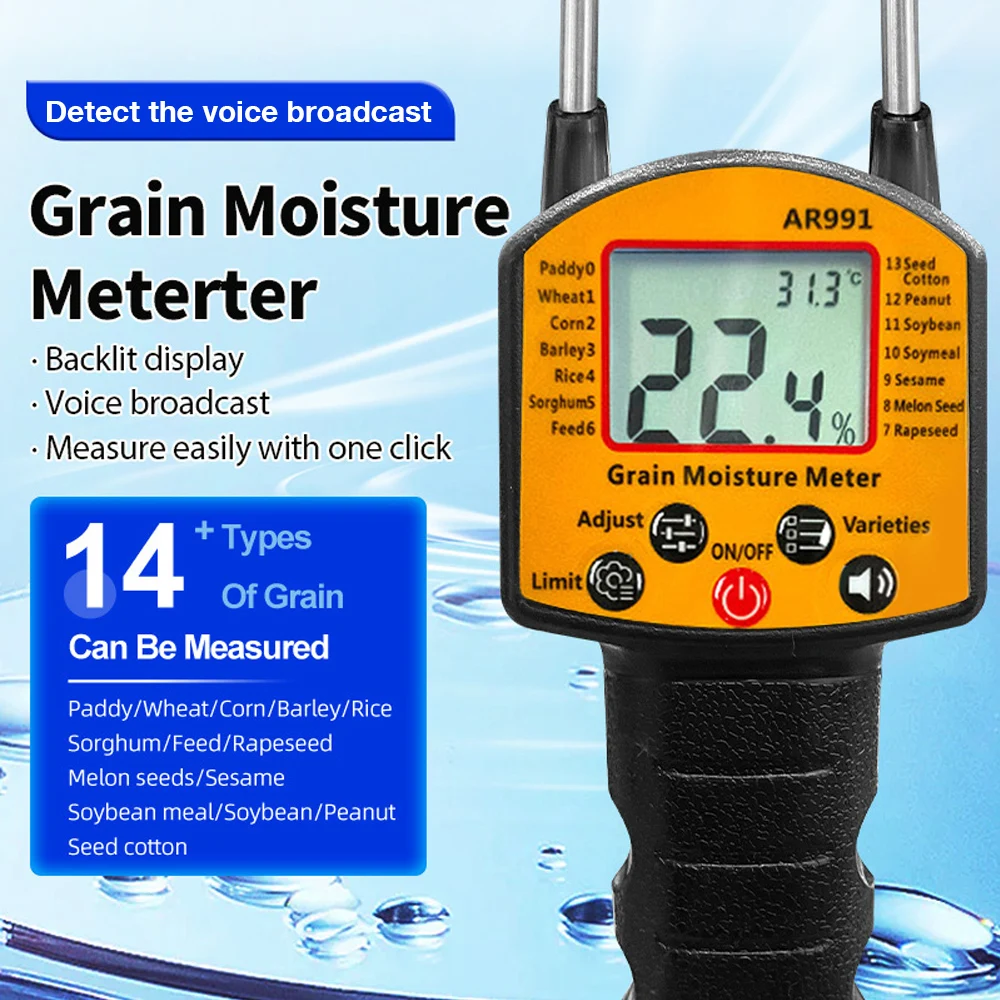 LCD Display Handheld Hygrometer
