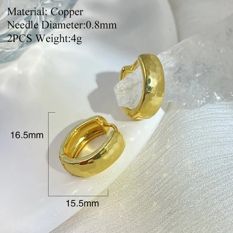 Gold Round Dangle Earrings Piercing Ear Rings Trendy Korean Earrings Fashion Korean Gift Jewelry Long Hanging Earrings