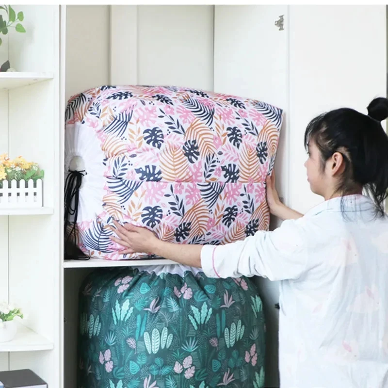 Modern Style Home Drawstring Beam Port Storage Bag Wardrobe Clothes Dustproof Organization Bag Large Capacity Debris Storage Bag 5