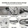 5pcs Organize Your Cables & Keep Them Dust-Free With This Desktop Storage Box 6