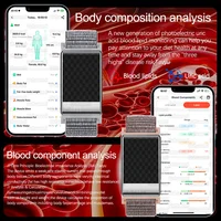 New Uric Acid Blood lipids Smart Bracelet Men ECG Blood Pressure Heart Rate Call Reminder Health Smart Bracelet No Screen Design - Image 4