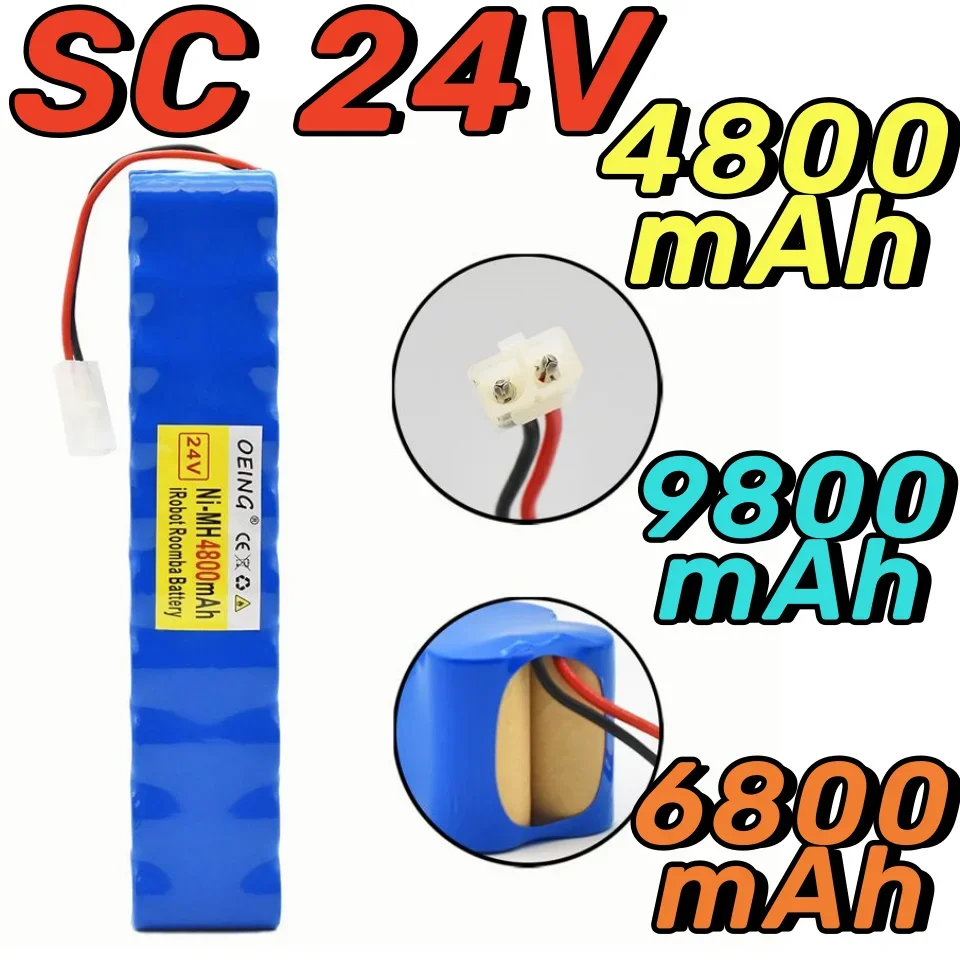 

NEW 9800mAh for Rowenta 24V NiMH Battery Pack CD Vacuum Cleaner Besen Air Force Extreme RH8770 RH8771WS RH877501 RH8779 RH877901