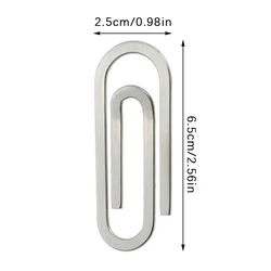 Sleek Stainless Steel Money Clip & Card Holder (1PC)