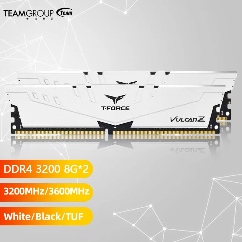 

Оперативная память TEAMGROUP DDR4 T-Force Vulcan Z 8 ГБ 16 ГБ 32 ГБ 3200 МГц Ram