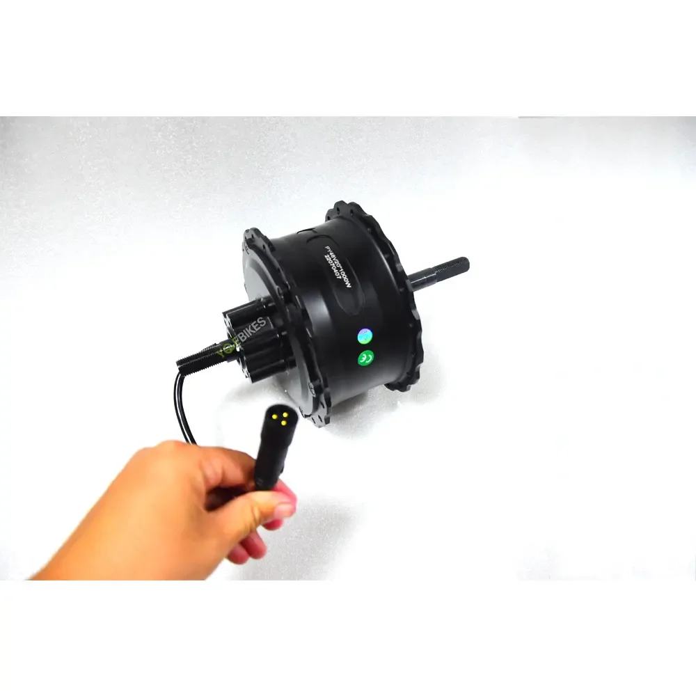새로운 강력한 48V 175mm 190mm 드롭아웃 500W 1000W 2000W PY 전기 자전거 모터 방수 라인 고속 브러시리스 리어 모터