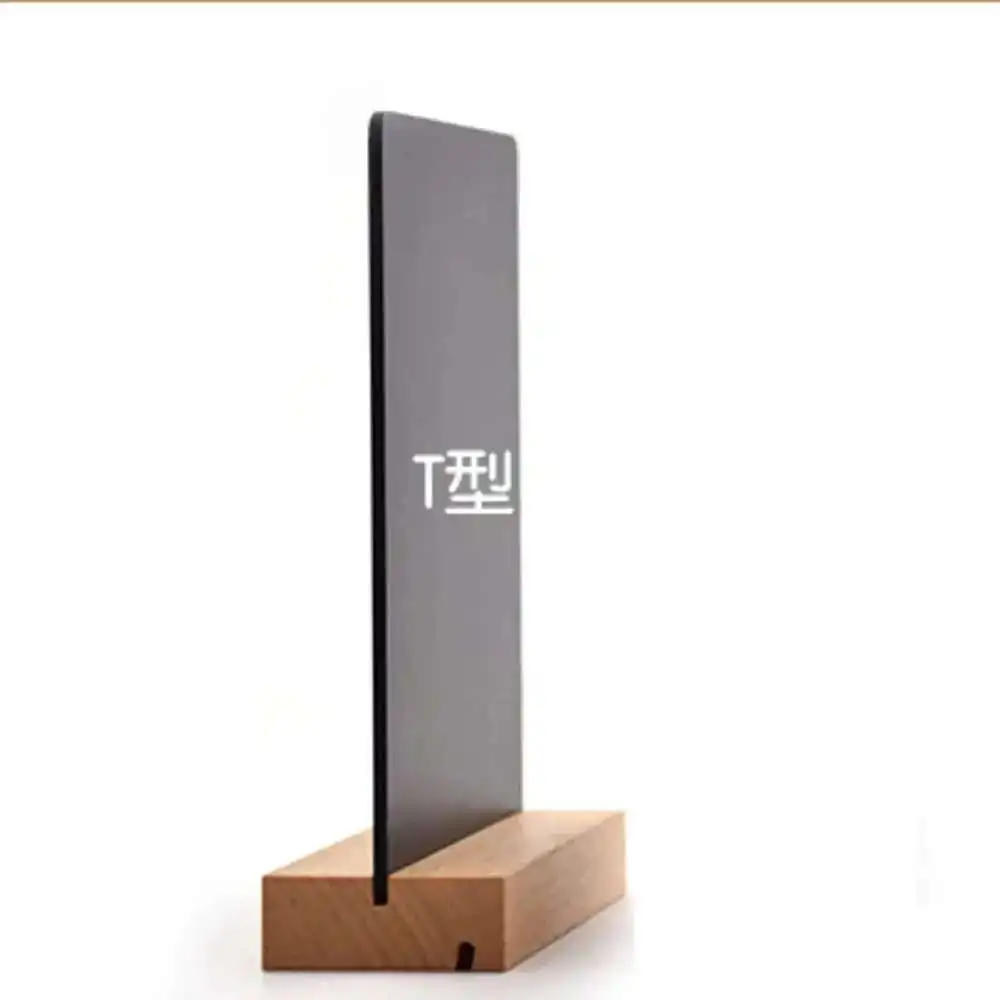 칠판 로그인 양면 지울 수있는 메시지 보드 칠판 데스크탑 장식 표지판 DIY 홈 데코 용베이스가있는 작은 칠판