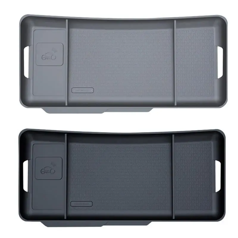 For Tesla Model Y/3 Central Control Screen Rear Storage Tray Boxes Dashboard TPU Phone Tissue Holder For Tesla Interior Storage