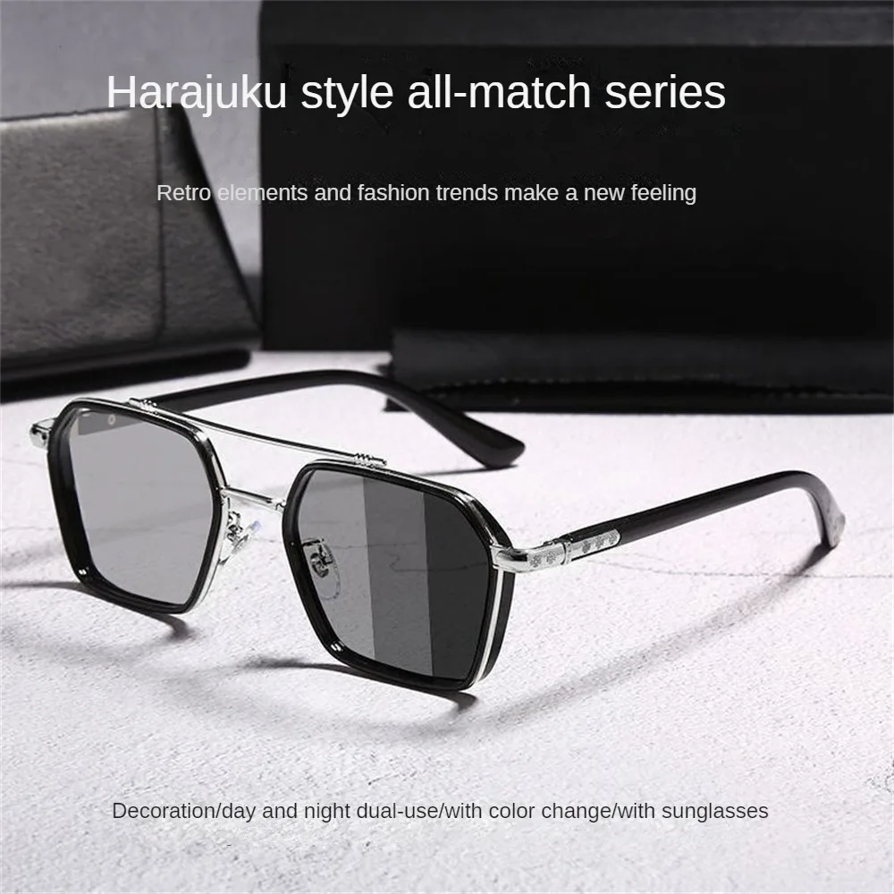 Cycling Su Square Metal Glasses Men Women Eyeglass Fashion Oversized Retro Punk Glasses Oculos De Sol Fishing_voghion.com