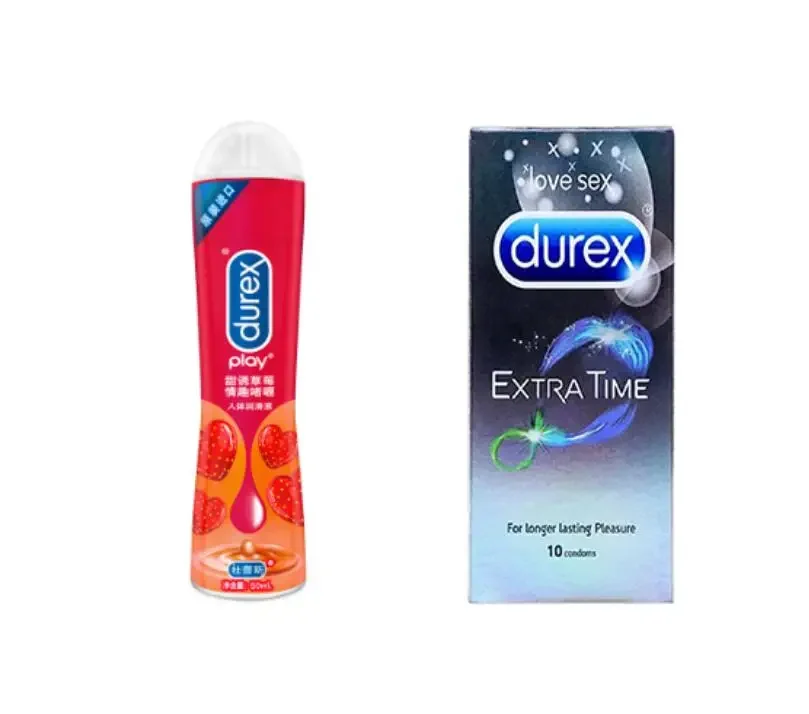 Durex Lubricant 50ml Aloe Vera Massage Orgasm Grease Gel 2in1 Water Based Lube Fruit Play Sex Goods Adult Games for Anal Vaginal