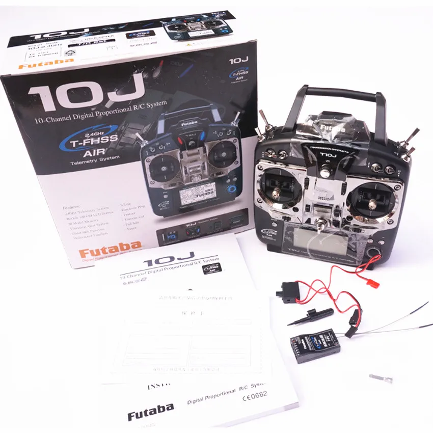 Futaba T10J 2.4GHz 10-Channels Remote Control With R3008SB Receiver For FPV Multicopter / Rc Drone / Rc Model Parts thumbnail 4