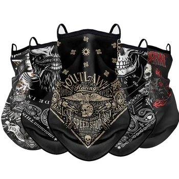 Retro Motorcycle Face Mask 1