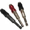1pc Magnetic Screw Drill Tip, 1/4" Impact Tough Bit Holder With 20° Pivoting , Bendable Extender Quick Change Locking Rotating 6