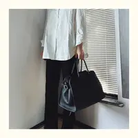 Women Tote Bag Fashion Underarm Pouch Large Capacity Pu Leather Shoulder Bag Retro Crossbody Bag Casual Portable BucketBags - Image 3