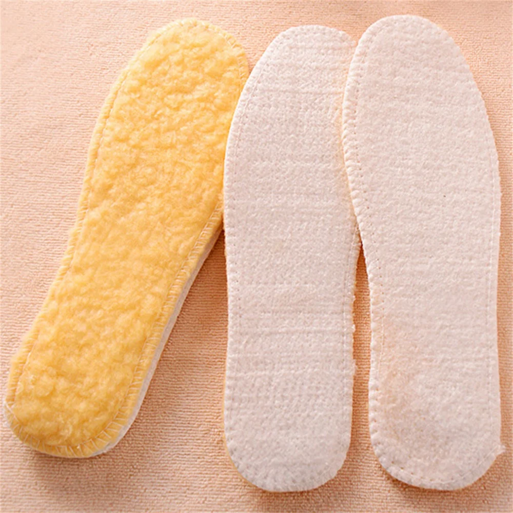 Unisex Fleece Warmer Shoes Pad Shoes Insoles SPORTSHUB Artificial Wool Insole Thickening Thermal Snow Boots Insoles NR0080