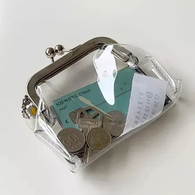 PVC Coin Purse Creative Transparent Hand-held Coin Bag