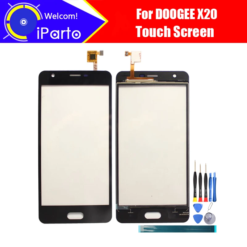 

5.0inch DOOGEE X20 Touch Screen Glass 100% Guarantee Original New Glass Panel Touch Screen For X20 + tools+Adhesive