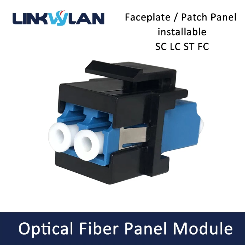 Linkwylan-lc Duplex sc Simplex Keystone Adaptador Acoplador Modular Singlemode Om2 Multimodo Om3 Om3