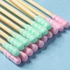 100PCS cute pink high-quality double-headed cotton swab, suitable for effectively cleaning ears and nose, as well as makeup 4