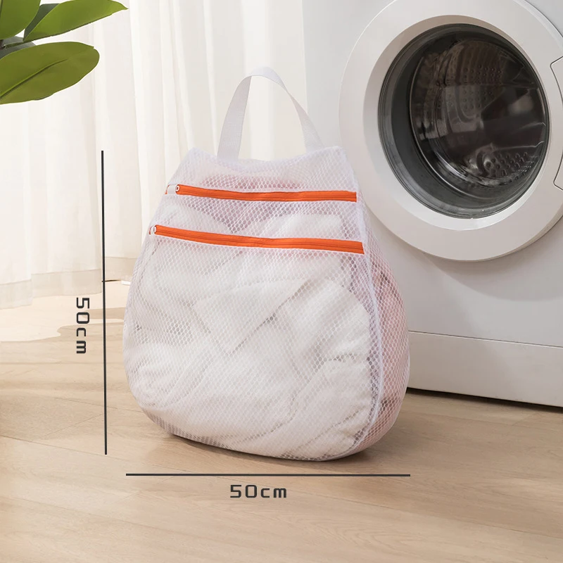 thumbnail image 1 of 1 bolsa colgante de almacenamiento de gran capacidad, bolsa de lavandería para lavar ropa interior con cremallera de doble capa, organizador de armario multifuncional, 1 of 5