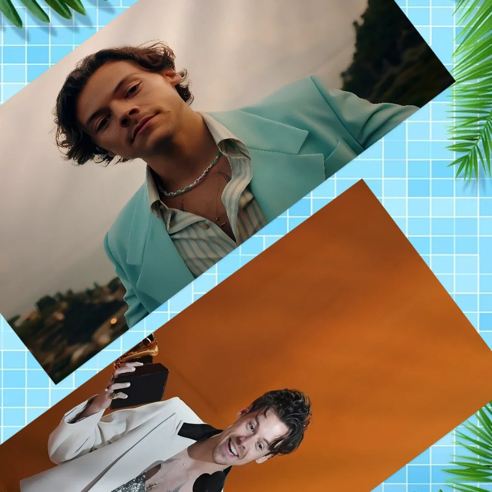 H-Harry S-Styles  Microfiber Printed Beach Towel Mountain Climbing Yoga Beach Swimming Running Absorbent Soft Towel 2