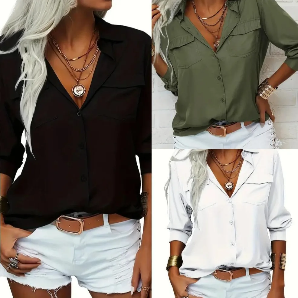Women Long Sleeve Casual Summer Blouse