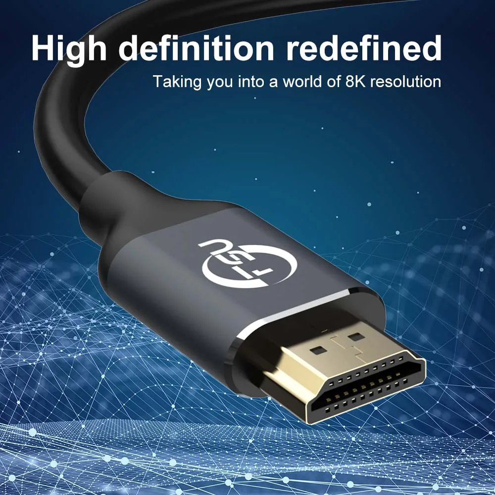 FSU HDMI совместимый кабель для Xiaomi Box Xbox серии PS5 ТВ проектор ...