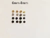 100-500Set 6mm 8mm Wholesale Mini Metal Snap Fasteners Snap Button Press Buckle For DIY Doll Clothing Garment Bag Shoes Crafts 2