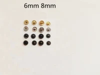 100-500Set 6mm 8mm Wholesale Mini Metal Snap Fasteners Snap Button Press Buckle For DIY Doll Clothing Garment Bag Shoes Crafts 2