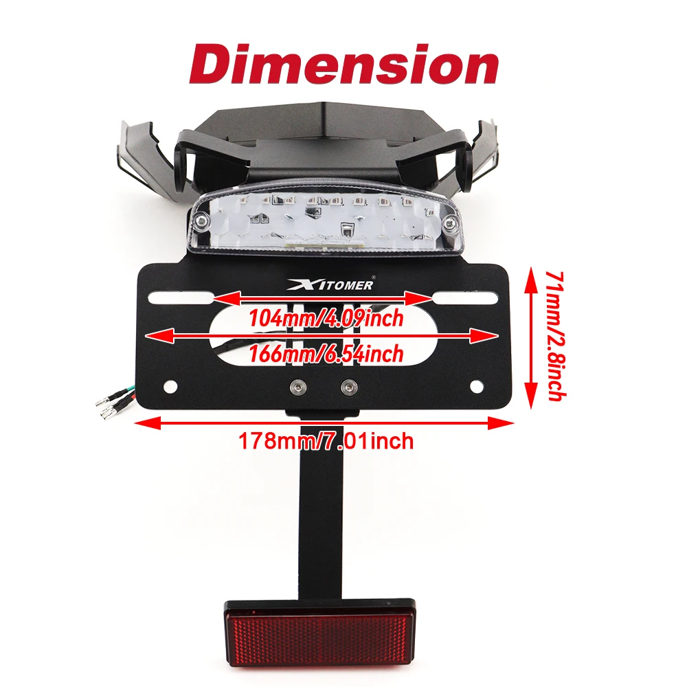 BMW F900R F900XR 2020 2021 2022 2023 2024 오토바이 라이센스 플레이트 홀더 브래킷 리어 테일 깔끔한 펜더 제거기 키트