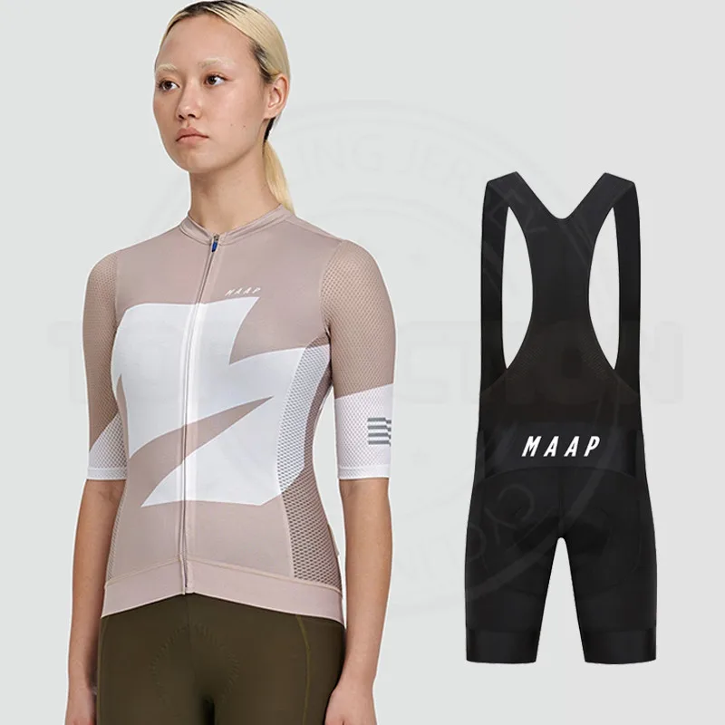 2022 Maap Women Cycling Clothing Mtb Bicycle Jersey Set Female Bike