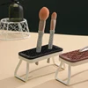 Foldable Silicone Makeup Brush Storage Box Holes Pencil & Brush Holder Plastic Desk Organizer Stand Cosmetic Box Display 1