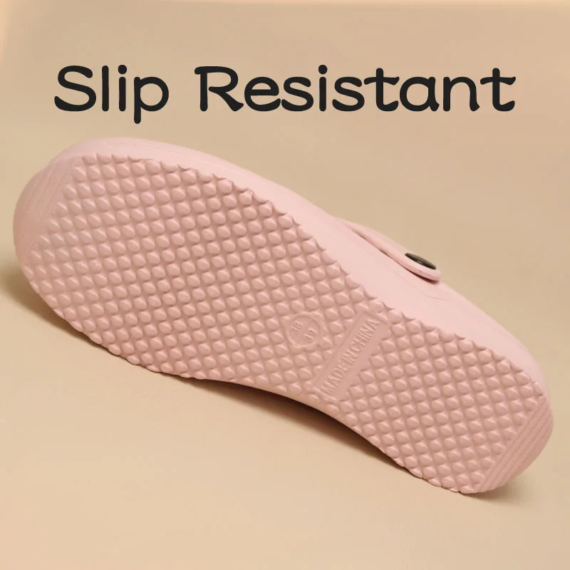 High Quality Scrub Shoes Non-slip Dentist Nursing Clogs Healthcare Service Work Slippers Soft Operating Room Protective Clogs 4