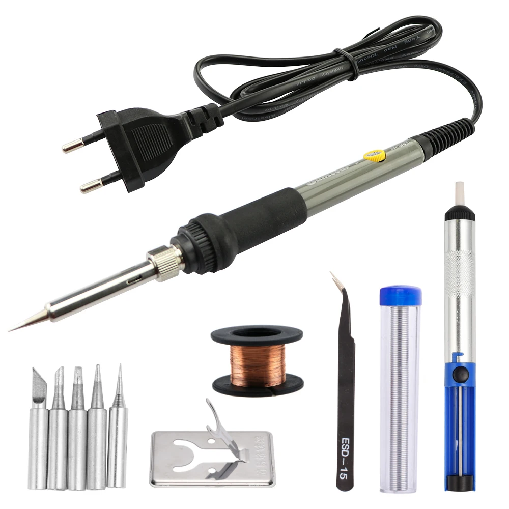 60W Electric Soldering Iron Temperature Adjustable Internal Heating Type Constant Temperature 220V Welding Tool electric soldering iron,soldering iron