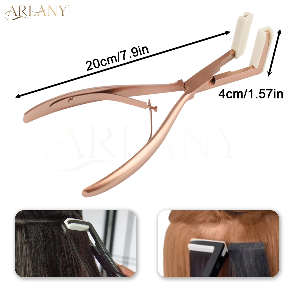 Hair Extension Pliers Tape in Hair Extensions Extension Sealing Pliers Silicone Pad Jaws