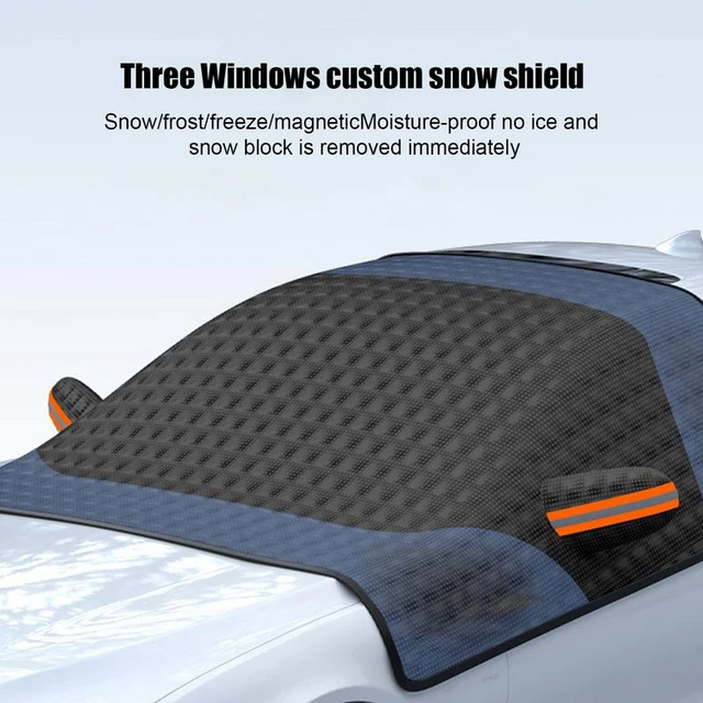 Couverture magnétique de pare-brise de voiture, couverture de neige, glace  d'hiver, protection contre le gel, pare-soleil, pare-brise avant -  AliExpress