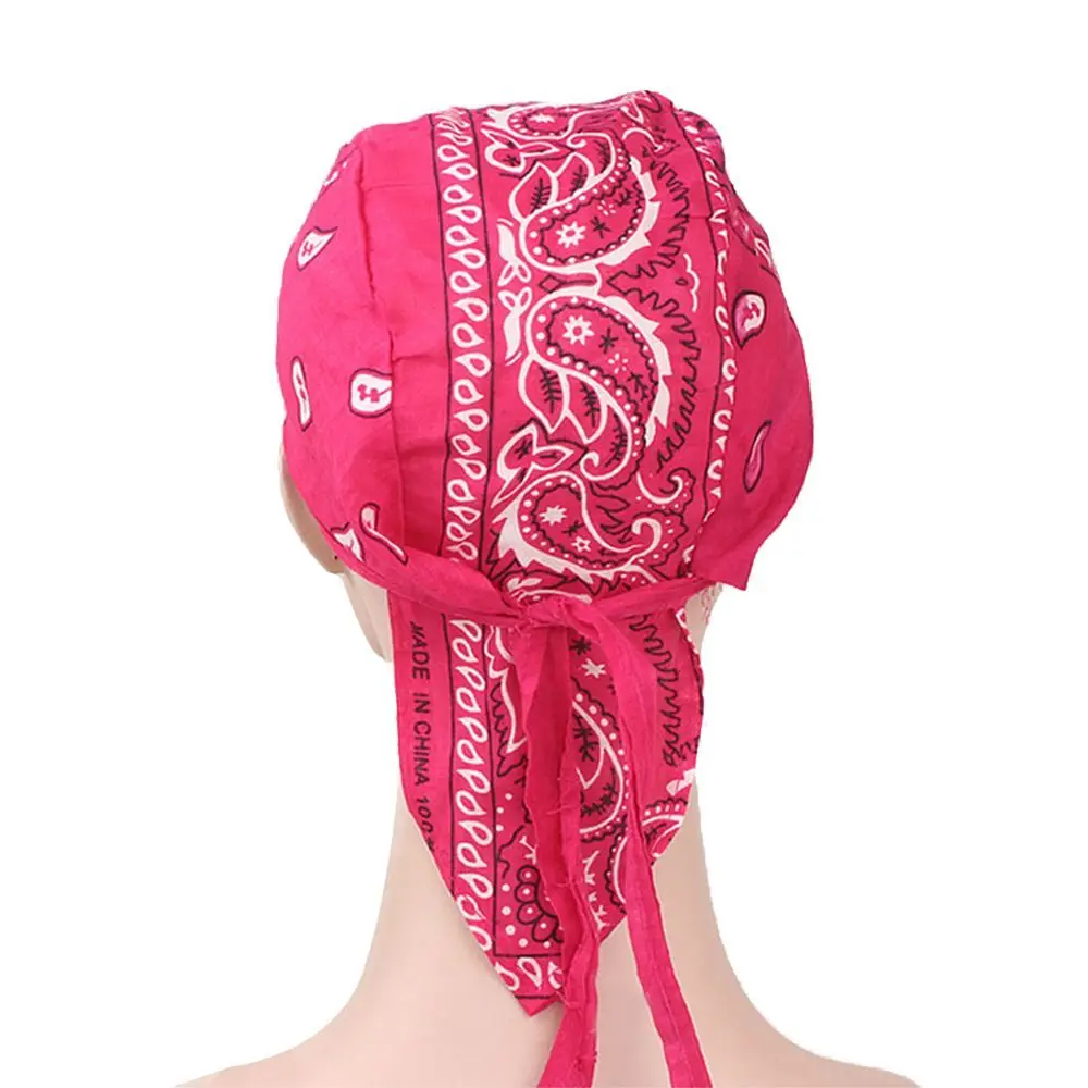 Unisex Quick Dry Cotton Headscarf Pirate Hat 3