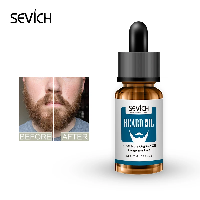 Sevich Men's Beard Growth Oil Care Products Beard Dyeing Cream Salon Shampoo Styling Tool Grooming Treatment Kit