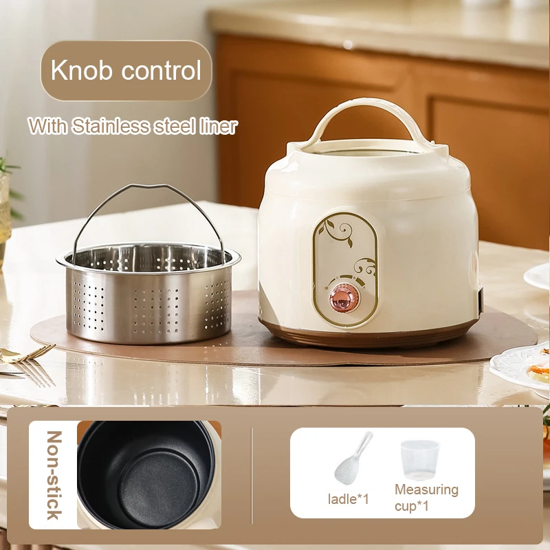 Knob with steamer