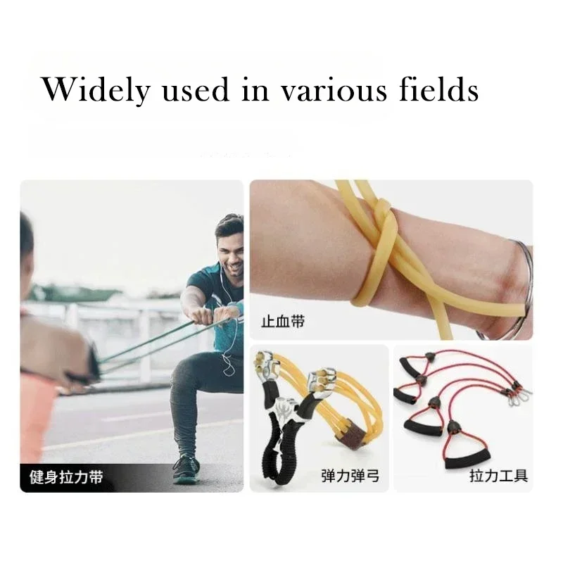 1/3/5M Nature Latex Rubber Hoses High Resilient Elastic